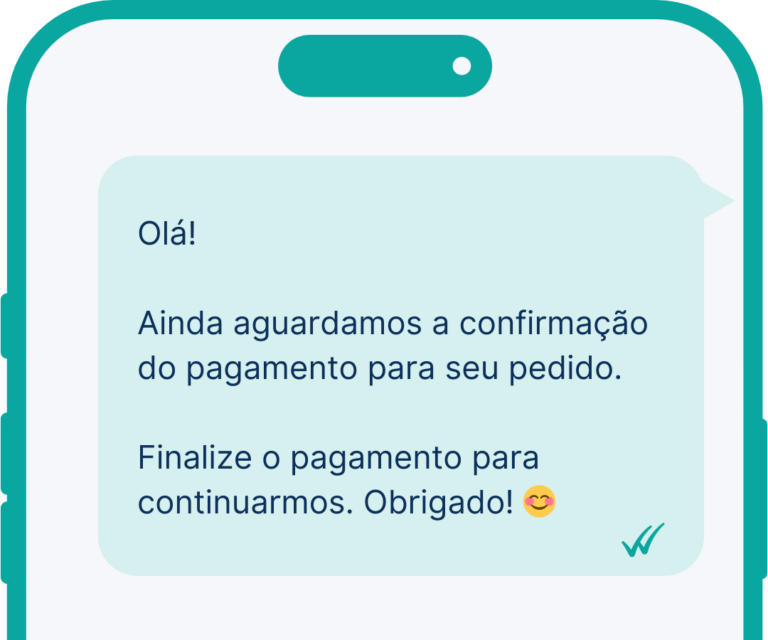 Status aguardando pagamento