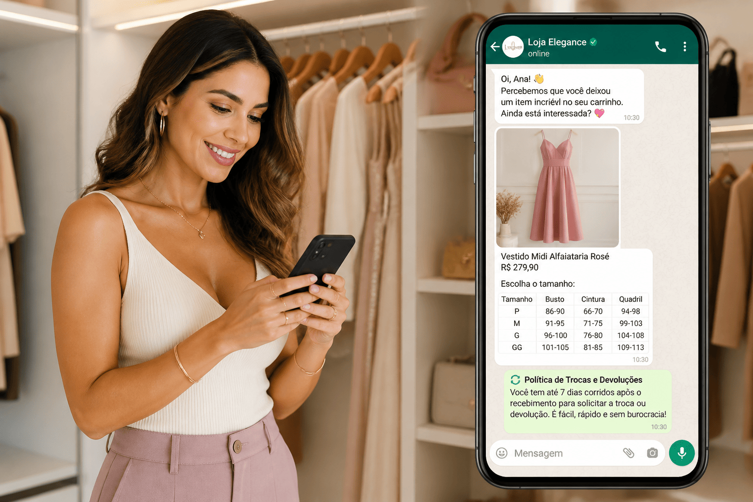 WhatsApp automação para moda e vestuário: casos de uso específicos